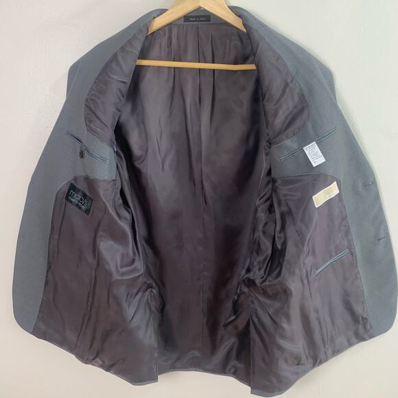 Michael Kors Size 40L Men's Sport Coat Blazer Jacket Gray Career Business - Picture 8 of 11